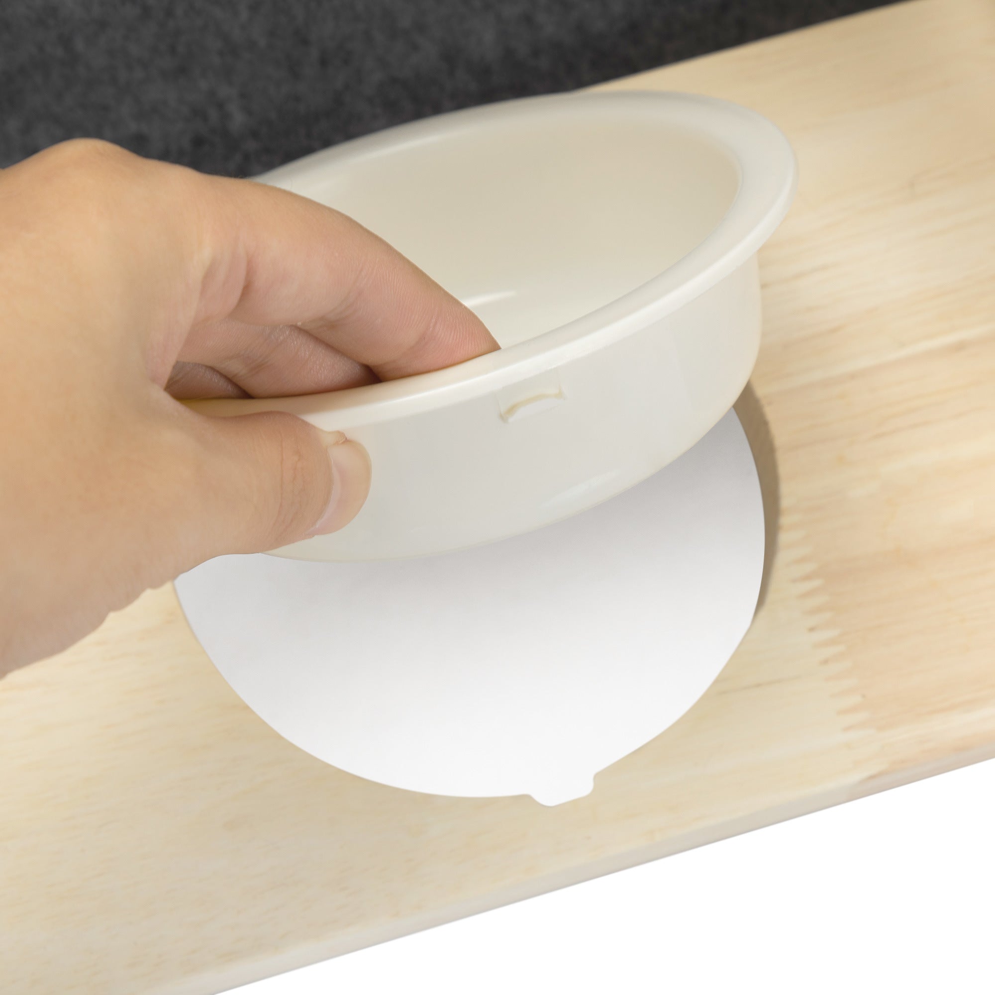 2-In-1 Wood Dog House Indoor;  Cabin Dog Kennel with Cushioned Bed;  Cover Scratcher;  Feeding Bowls;  Pet Habitat for Cats;  Small and Medium Dogs;  Natural and Gray