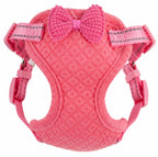 Pet Life 'Flam-Bowyant' Mesh Reversible And Breathable Adjustable Dog Harness W/ Designer Bowtie
