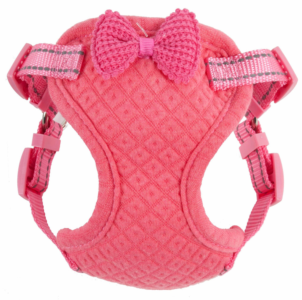 Pet Life 'Flam-Bowyant' Mesh Reversible And Breathable Adjustable Dog Harness W/ Designer Bowtie