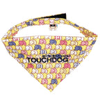 Touchdog 'Bad-to-the-Bone' Elephant Patterned Fashionable Velcro Bandana