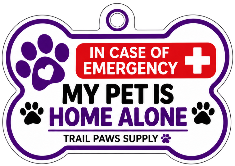 Pet Emergency Alert Keychain — My Pet Is Home Alone